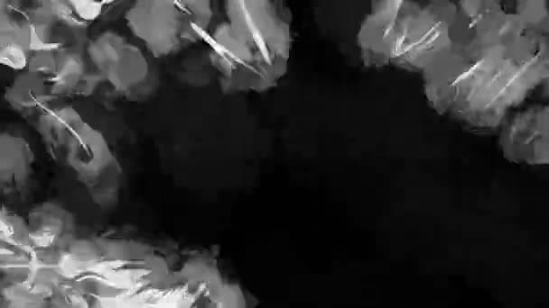 Digitaler Abstrakter Hintergrund Schwarz Weiß — Stockvideo