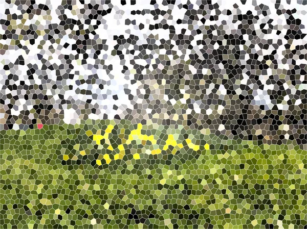 Цифрова Ілюстрація Дерева Гілки Фоні Парку — стокове фото