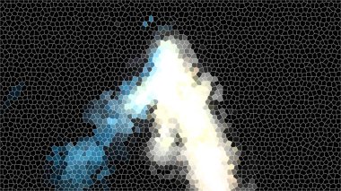 Dijital Resimler Enerjik Mozaik Arkaplanı