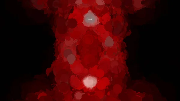 Ψηφιακή Απεικόνιση Υψηλής Ενέργειας Έντονο Κόκκινο Φόντο — Φωτογραφία Αρχείου