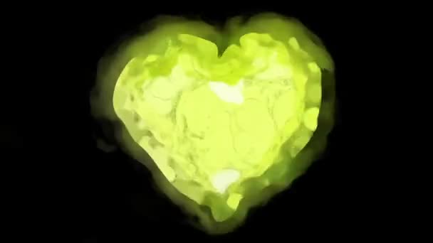 Hazırlama Romantik Kalpler Arkaplanı — Stok video