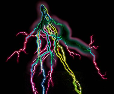 Dijital Resimlendirme Soyut Kartpostal Arkaplan Efekti