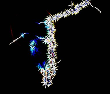 Dijital Resimlendirme Enerji Işıkları Elektrik Arkaplanı