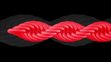 3 Boyutlu Yapılandırma Soyut Kablo Çevirme