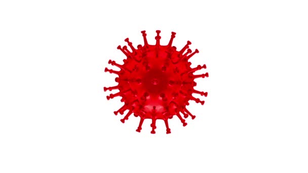 Rendering Corona Virus Covid Pandemic Waves — Stockvideo