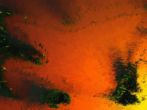 Digitale Illustration Festlich Orange Hintergrund — Stockfoto