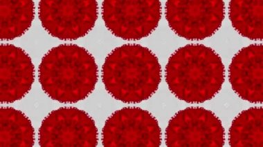 Dijital Hazırlama Kırmızı Kaleydoskop Yaratıcı Desen