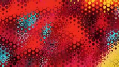 Dijital Hazırlama Asimetrik Izgara Yaratıcı Deseni