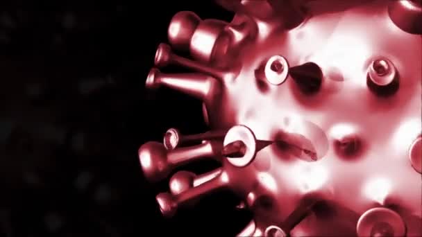 Rendering Corona Virus Covid Pandemia — Vídeos de Stock