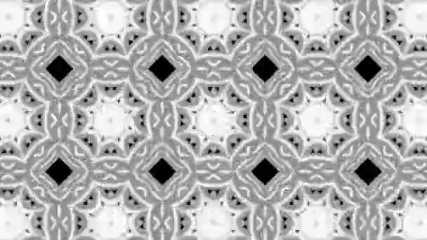Digital Rendering Kaleidoscope Creative Pattern — Stock Video