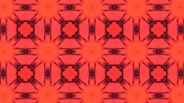 Цифровая иллюстрация Красный Калейдоскоп Фон