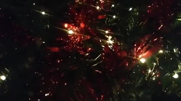 Biglietto Auguri Natale Sfondo Festivo — Video Stock