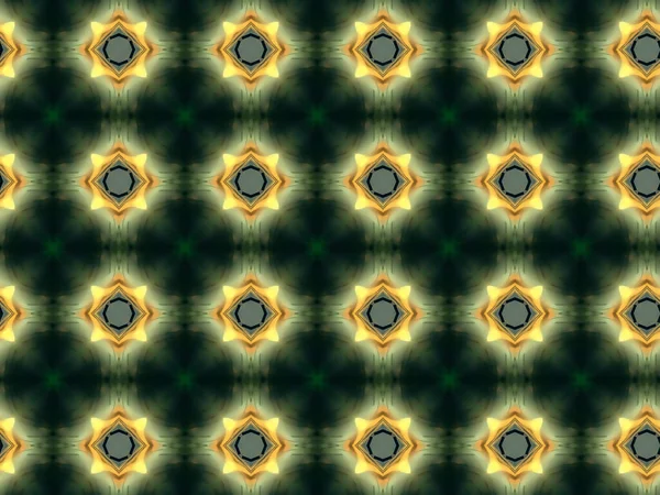 Digitális Illusztráció Kaleidoszkóp Kreatív Minta — Stock Fotó