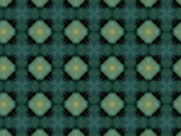 Digitális Illusztráció Kaleidoszkóp Kreatív Minta — Stock Fotó