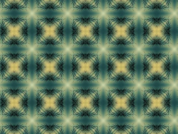 Digitális Illusztráció Kaleidoszkóp Kreatív Minta — Stock Fotó