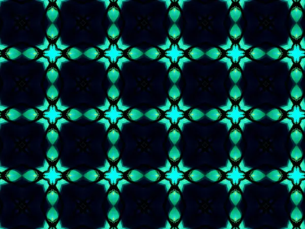 Digitális Illusztráció Kaleidoszkóp Kreatív Minta — Stock Fotó