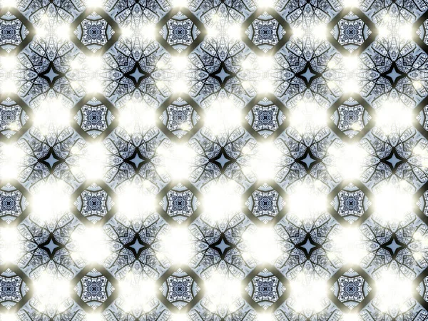 Digitális Illusztráció Kaleidoszkóp Kreatív Minta — Stock Fotó