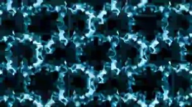 Dijital Rending Electric Lighting Altıgen Video