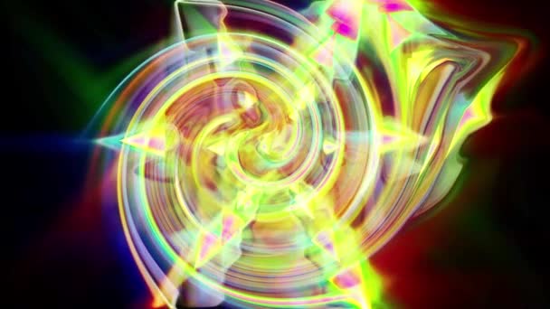 Digital Rendering Abstract Whirlpool Tło — Wideo stockowe