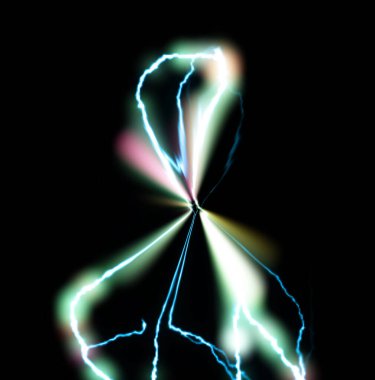 Dijital Hazırlama Enerji Işıkları Elektrik Arkaplanı