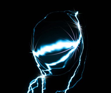 Dijital Hazırlama Enerji Işıkları Elektrik Arkaplanı