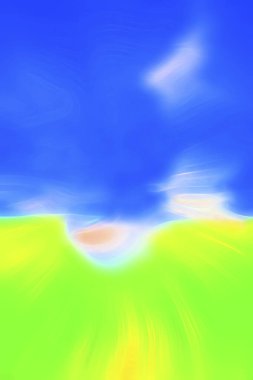 Dijital Resimlendirme Yumuşak Vibrant Soyut Arkaplan