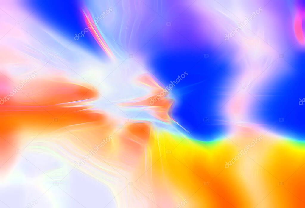 Digital Illustration Abstract Hypnotic Background