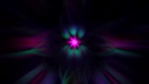 Цифрове Рендерингу Абстрактний Гіпнотичний Фон — стокове відео