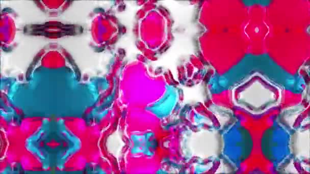 Representación Digital Abstracto Fondo Decorativo Colorido — Vídeos de Stock
