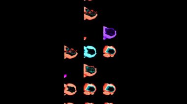 Dijital Renklendirme Soyut Renkli Kareler Izgara Arkaplanı