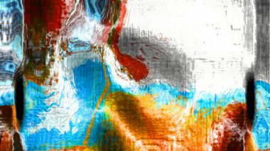 Dijital Resimlendirme Soyut Vibrant Arkaplanı