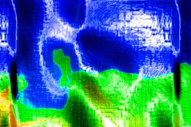 Dijital Resimlendirme Soyut Vibrant Arkaplanı