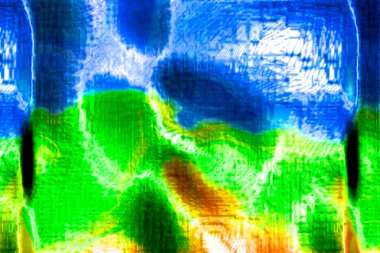 Dijital Resimlendirme Soyut Vibrant Arkaplanı