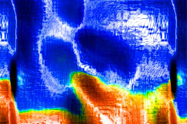 Digitális Illusztráció Absztrakt Élénk Háttér — Stock Fotó