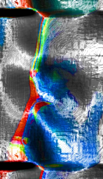 Cyfrowe Oświetlenie Renderowania Strike Electric Charge Tle — Zdjęcie stockowe