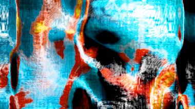 Dijital Resimlendirme Soyut Vibrant Arkaplanı