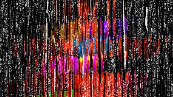 Digital Illustration Abstract Vibrant Background — Stock Photo, Image