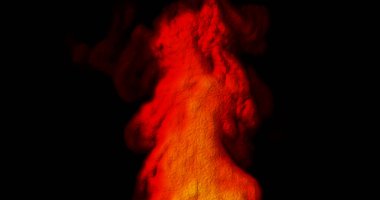 Dijital Render Ateş Gerçekçi Arkaplan