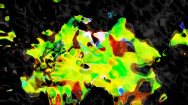 Dijital Resimlendirme Soyut Vibrant Arkaplanı