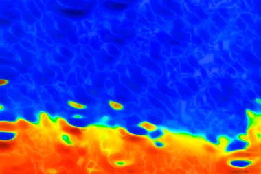 Dijital Resimlendirme Soyut Vibrant Arkaplanı