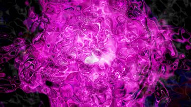 Dijital Resimlendirme Soyut Vibrant Arkaplanı