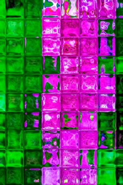 Kare Döşemeler Titreşimli Soyut Arkaplan Dijital Resimleri