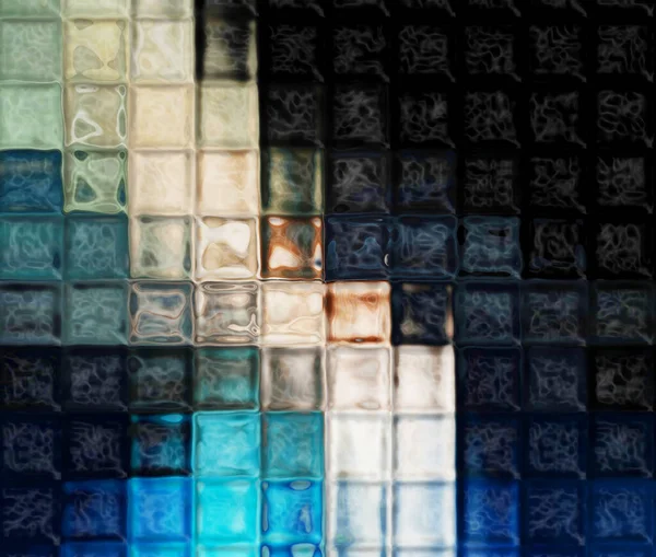 Kare Döşemeler Titreşimli Soyut Arkaplan Dijital Resimleri