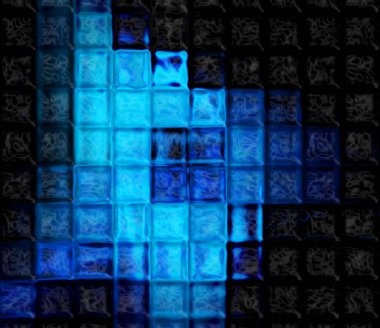 Kare Döşemeler Titreşimli Soyut Arkaplan Dijital Resimleri