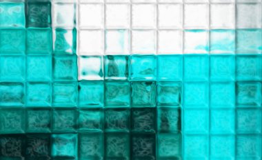 Kare Döşemeler Titreşimli Soyut Arkaplan Dijital Resimleri