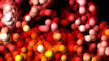 Dijital Resimlendirme Soyut Vibrant Arkaplanı