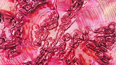 Dijital Renklendirme Soyut Pembe Sıvı Efekti Arkaplanı