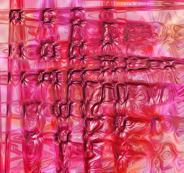 디지털 렌더링 Abstract Pink Liquid Effect Background — 스톡 사진