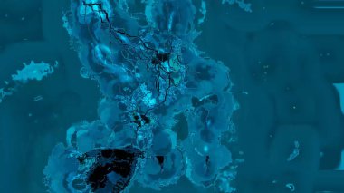 Dijital Resimlendirme Yumuşak Vibrant Soyut Arkaplan