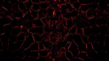 Parçalanmış Yüzey Arkaplan Dijital Görüntülemesini Soyut Böl